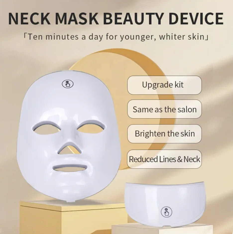 Colorful LED Facial Beauty Mask Device