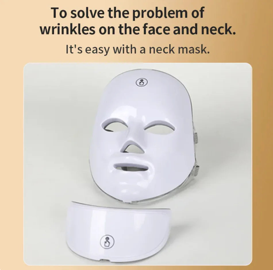 Colorful LED Facial Beauty Mask Device