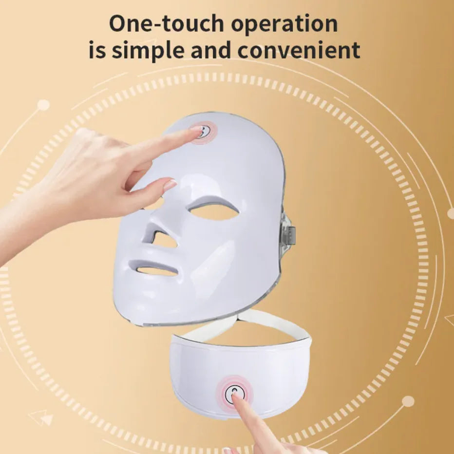 Colorful LED Facial Beauty Mask Device